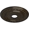 Ekena Millwork Dublin Medallion (Canopies up to 5 1/8"), 17 7/8"OD x 3 5/8"ID x 1 1/4"P, Stone Hearth Crackle CM17DUSHC - alternate 4